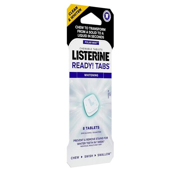 Listerine Ready! Tabs | Whitening Tablets | Polar Mint | Fight Bad Breath - Picture 8 of 8